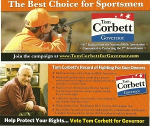 Tom Corbett's Record of Fighting For Gun Owners