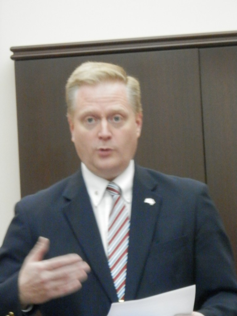 Rep Fred Keller, 85th District spoke on Right to Work legislation.  