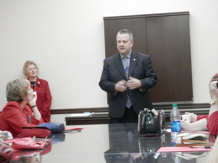 Rep Daryl Metcalfe spoke the on right to work, second amendment rights, the budget, and voter id.