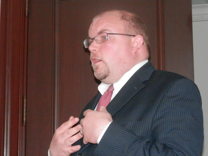 Matt Wagner, from Right to Work spoke to the group regarding the legislation and how to make a difference.  