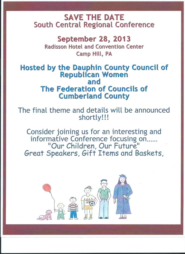 Save the Date - South Central  PFRW 2013 Conference