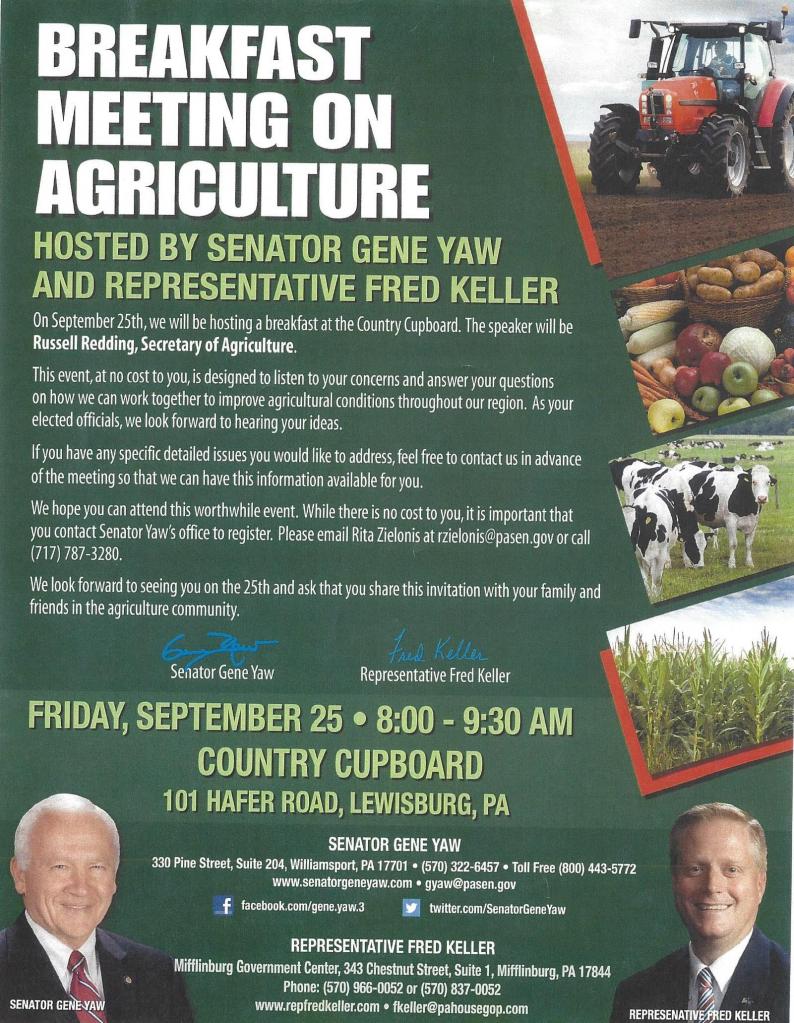 09.25.2015 Yaw-Keller Ag Breakfast