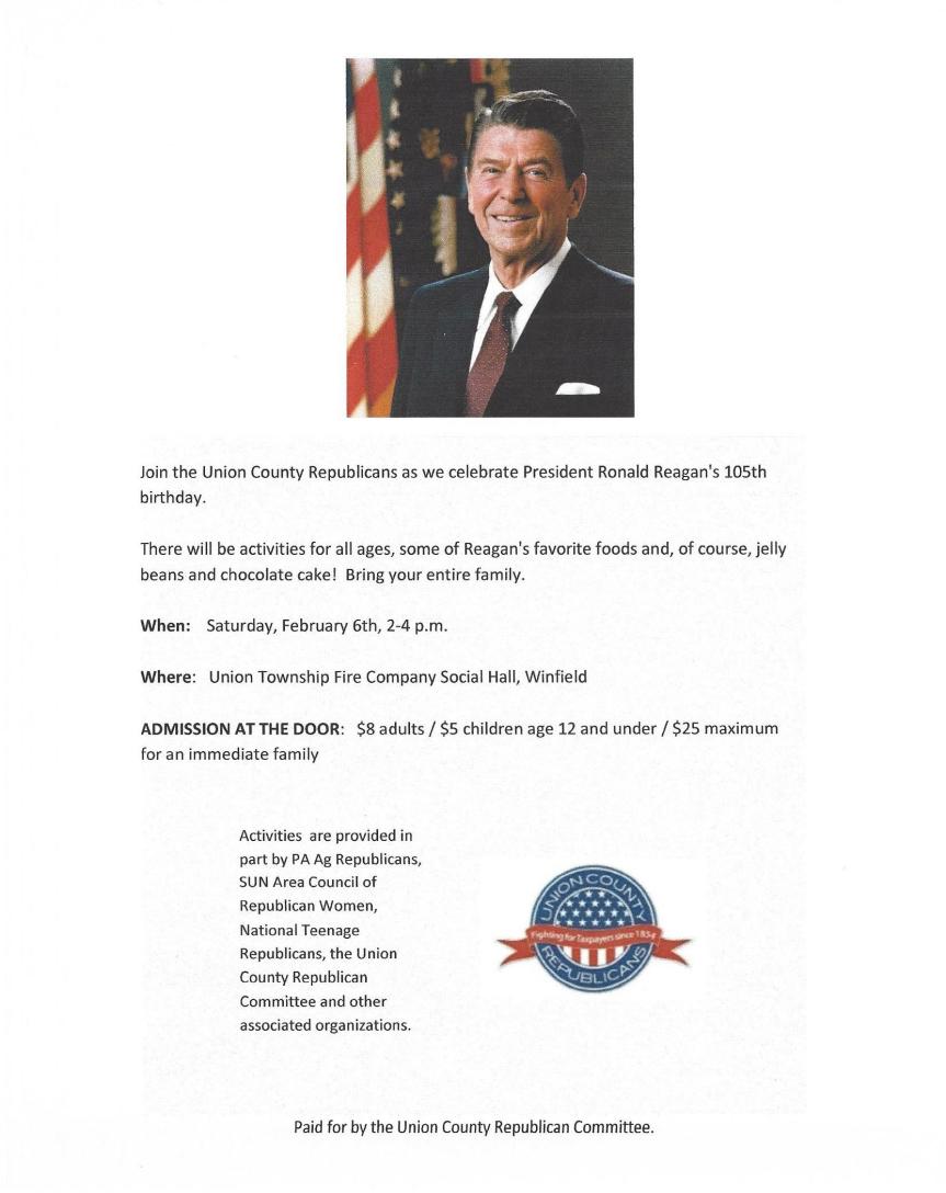 02.06.2016 (Union Co) Reagan BDay Party (for the family)